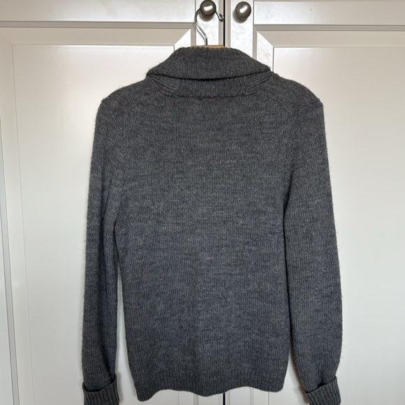 J Crew Gray Sweater Cardigan - Picture 2 of 2